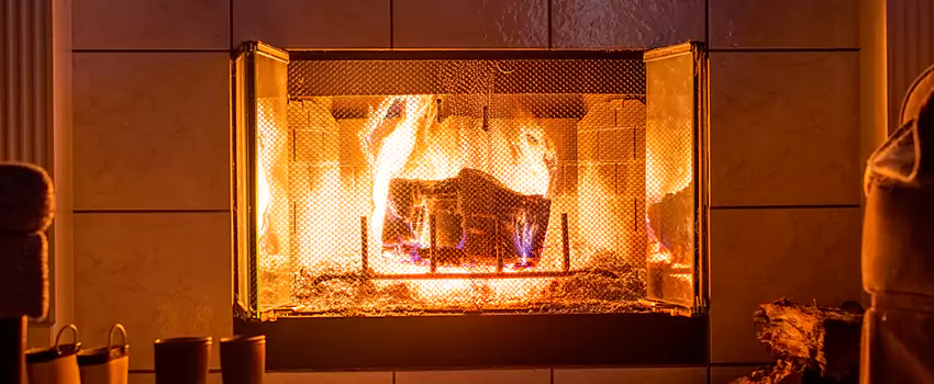 Mendota Hearth Landscape Fireplace Installation in Hopkins, Minnesota