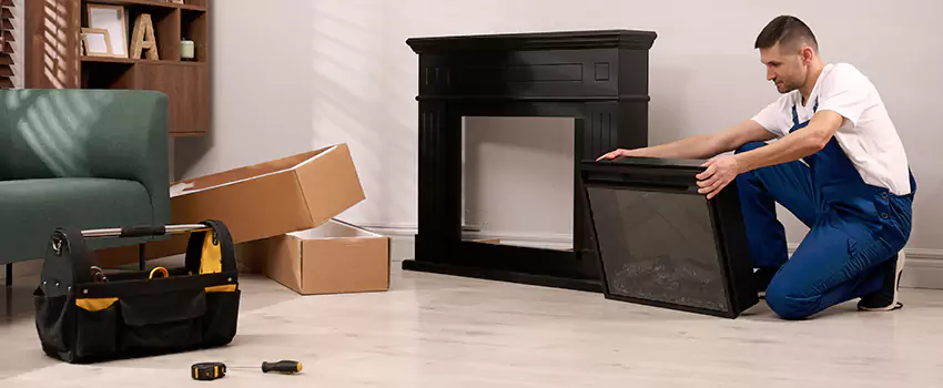 Old Rusted Metal Fireplace Repair And Replacement in Hopkins, MN