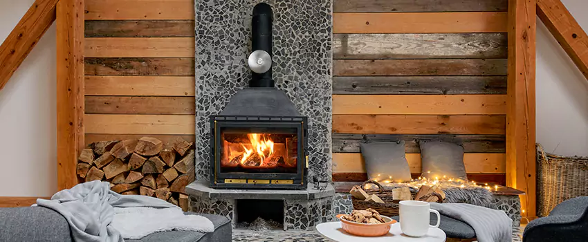 Thelin Hearth Products Direct Vent Gas Stove Fireplace Inspection in Hopkins, Minnesota